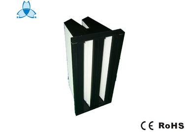 Customized Color Painted Compact Air Filter , V Type Filter For Air Purifier System