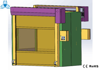 কেনা Cold Rolled Steel Cleanroom Air Shower , Air Shower Room With High Speed Shutter Doors online manufacture
