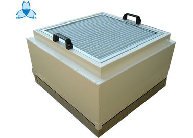 কেনা 0.3 μM 220V ফ্যান ফিল্টার ইউনিট FFU সহ HEPA ফিল্টার এবং প্রি ফিল্টার সাইজ 615x615mm, পাউডার লেপা ইস্পাত উপাদান online manufacture