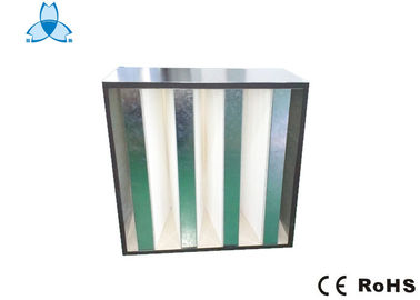 কেনা Compressed Hepa V Bank Filter Aluminum / Pastic Material For Air Conditioning System online manufacture