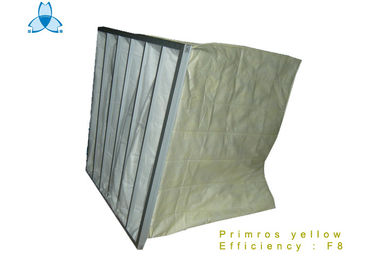 কেনা Primrose Yellow Class F8 Pocket Air Filter Air Conditioning Secondary online manufacture