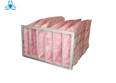 কেনা Chemical Fiber Filtering Media Air Filter With 6 Pockets , Customized Size online manufacture