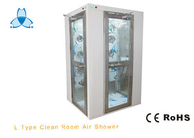কেনা Single Person Cleanroom Air Shower With 90 Degree Corner Doors , 800W Blow Power online manufacture