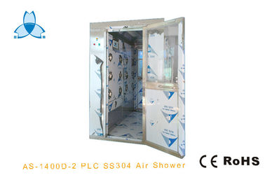 কেনা Four People Stainless Steel Air Shower , Air Showers For Clean Rooms With Fingerprint Machine online manufacture