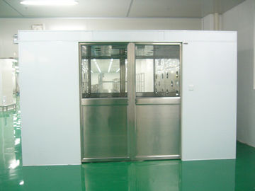 কেনা Hidden Auto Cargo Tunnel Type Air Shower Clean Room With Double Leaf Sliding Doors online manufacture