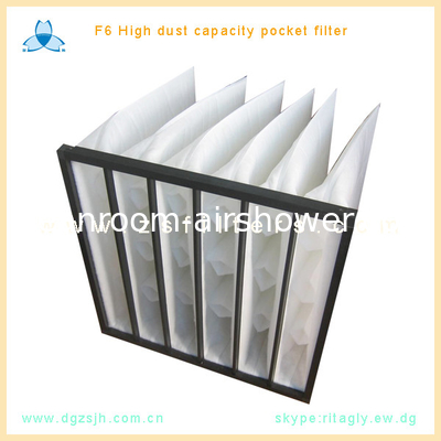 কেনা এফ 6 স্টিকি পকেট এয়ার ফিল্টার 24x24x24 ইঞ্চি গ্যাস টারবাইনগুলির জন্য সিনেটিক ফিলার online manufacture