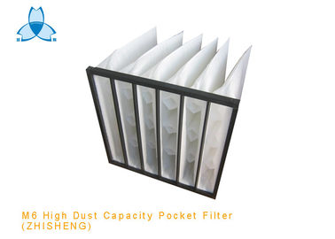 কেনা M6 High Dust Capacity Self Supporting Pocket HEPA Air Filter For Gas Turbines online manufacture