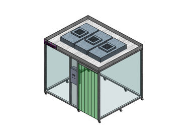 কেনা PVC Curtain ISO 8 Softwall Modular Clean Room / Clean Booth With Fan Filter Unit online manufacture