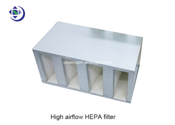 কেনা গ্যালভানাইজড ফ্রেম H13 H14 উচ্চ Aiflow কমপ্যাক্ট HEPA ফিল্টার online manufacture