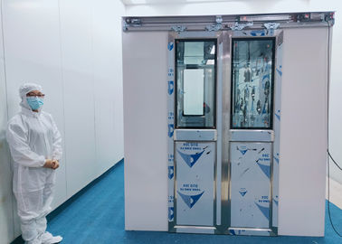 AS-2040D-2.2-AD ডাবল-লেফ স্লাইডিং দরজা সহ ক্লিনরুম এয়ার শাওয়ার